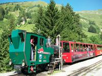 Fahrt mit der Brienz- Rothornbahn