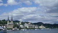 Luzern Blick auf Nobelhotels