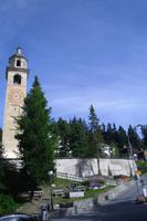 Schiefer Turm in St. Moritz