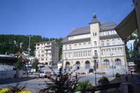 Schulhausplatz in St. Moritz