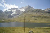 Fahrtimpressionen mit dem Bernina-Express