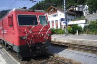 Glacier-Express - Lokwechsel in Disentis