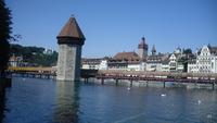 Kapellbrücke und Wehrturm in Luzern