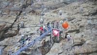 Absprungplateau Jungfraujoch für Tarzan-Schaukel 