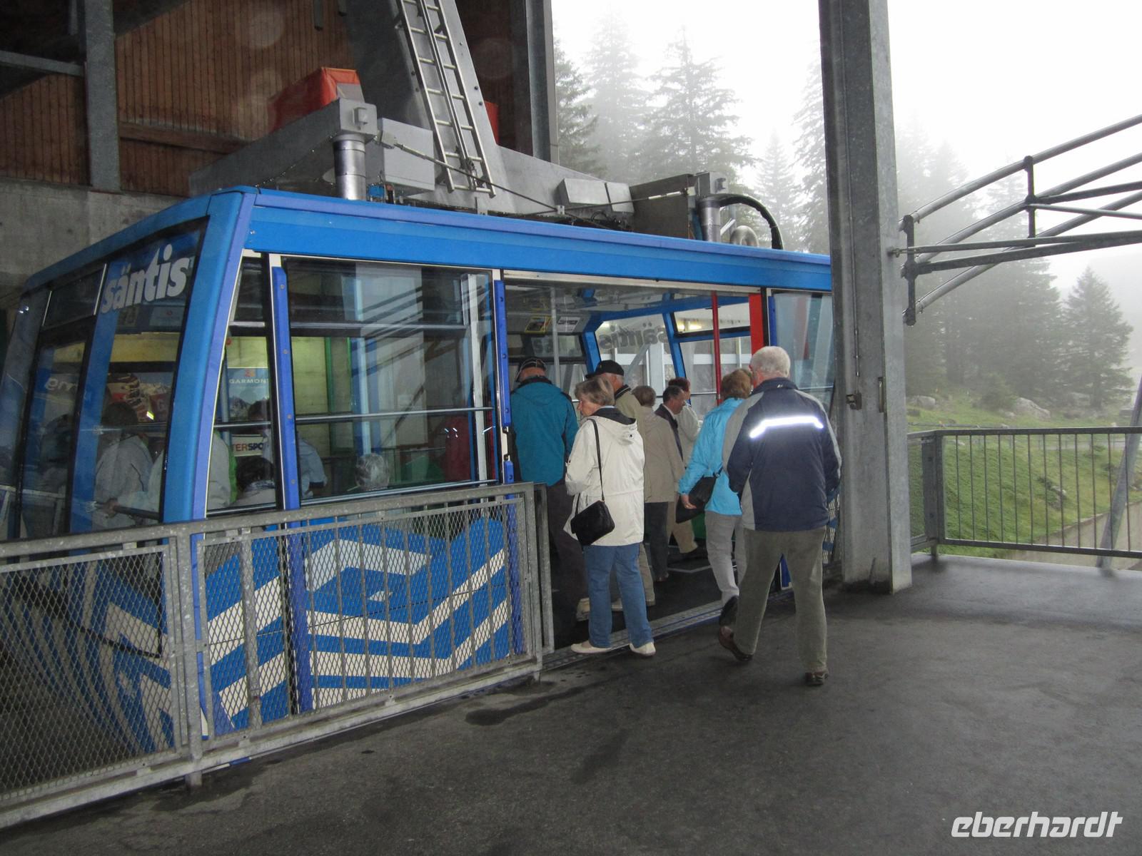 Fahrt auf den Säntis