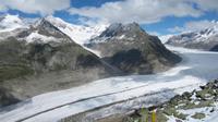 Auf dem Bettmerhorn - Blick zum Aletschgletscher