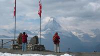 Zermatt - auf das Rothorn - Blick zum Matterhorn