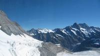 Ausflug zum Jungfraujoch - Blick zum Aletschgletscher