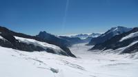Ausflug zum Jungfraujoch - Blick zum Aletschgletscher