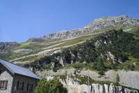 Blick auf die Grimsel-Passstrasse