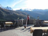 Käseraclette auf der Sunnegga