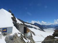 474  Auf dem Jungfraujoch -Blick vom Plateau zur Sphinx