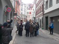 Hier hat das neue Jahr schon begonnen: wir sind in Sankt Gallen