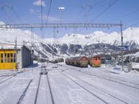 Bahnhof in Pontresina