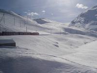 Fahrt mit dem Bernina-Express