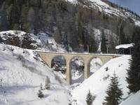 Fahrt mit dem Bernina-Express