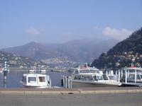 Schiffsanlegestelle in Como