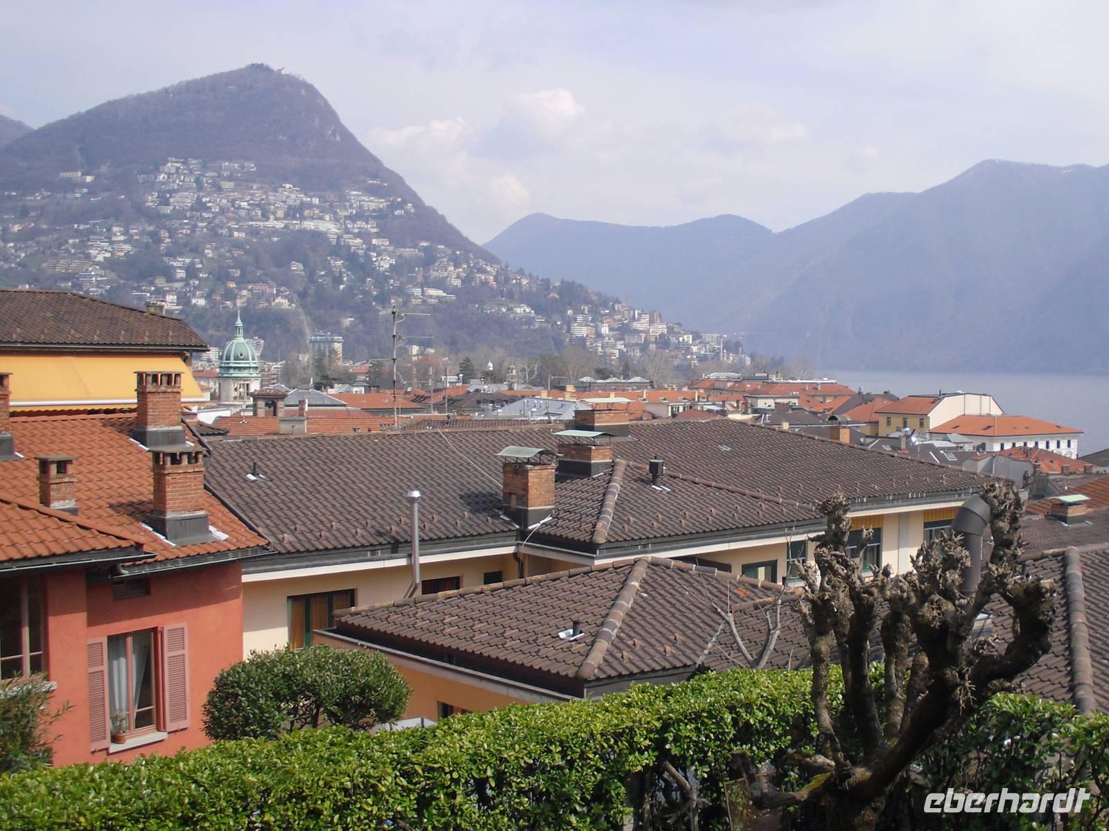 Blick auf Lugano und den Luganer See