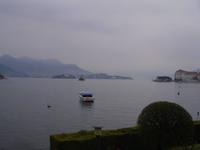 Blick auf die Borromäischen Inseln