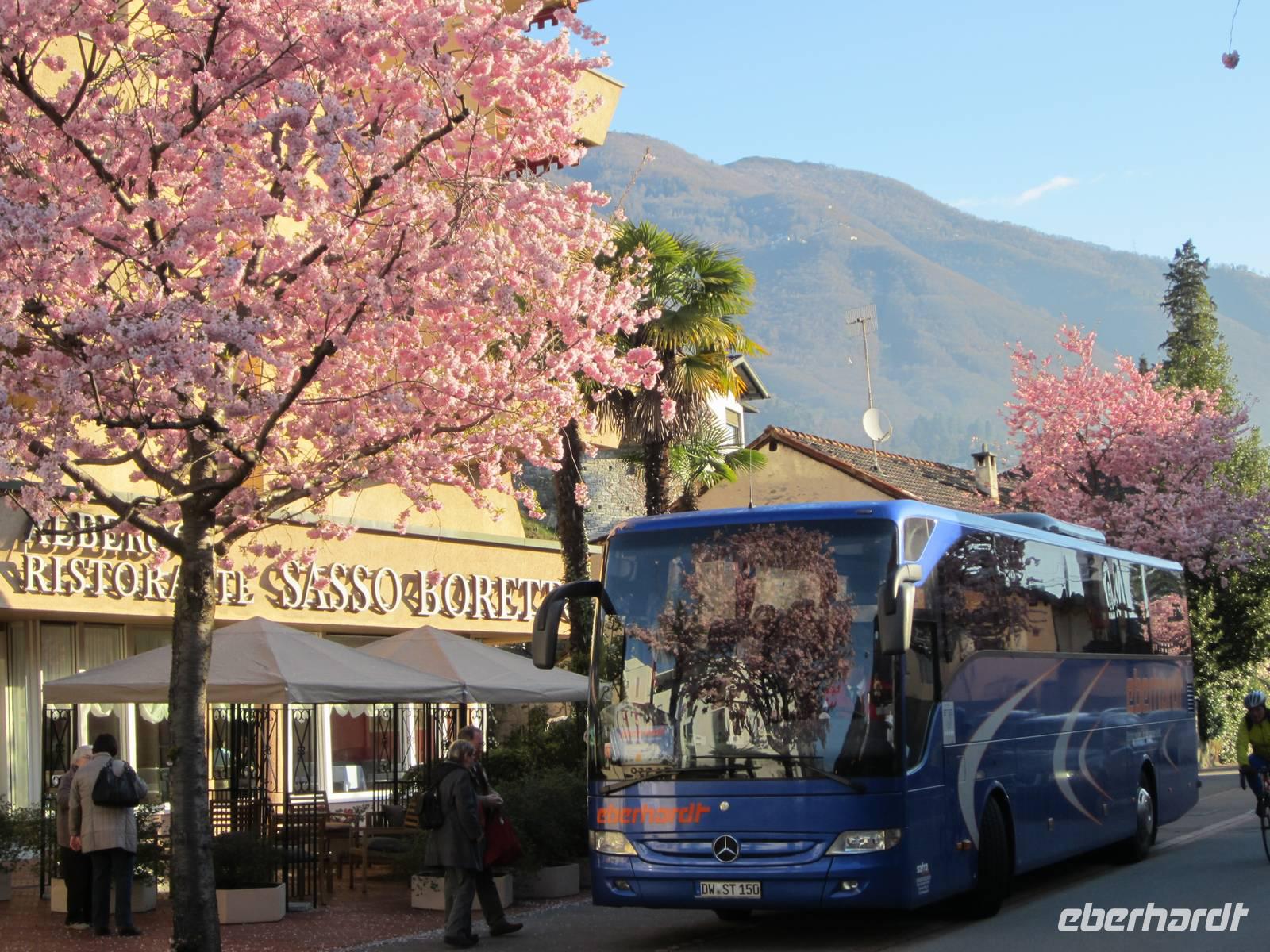 Ankunft in Ascona