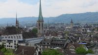 0164 Zürich - Blick über die Stadt