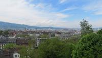 0165 Zürich - Blick über die Stadt