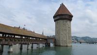 0257 Luzern - Stadtführung - Kapellbrücke mit Wasserturm