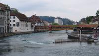 0263 Luzern - Stadtführung - Nadelwehr an der Reuss