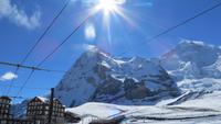 0313 Ausflug zum Jungfraujoch - Kleine Scheidegg - Blick zum Eiger