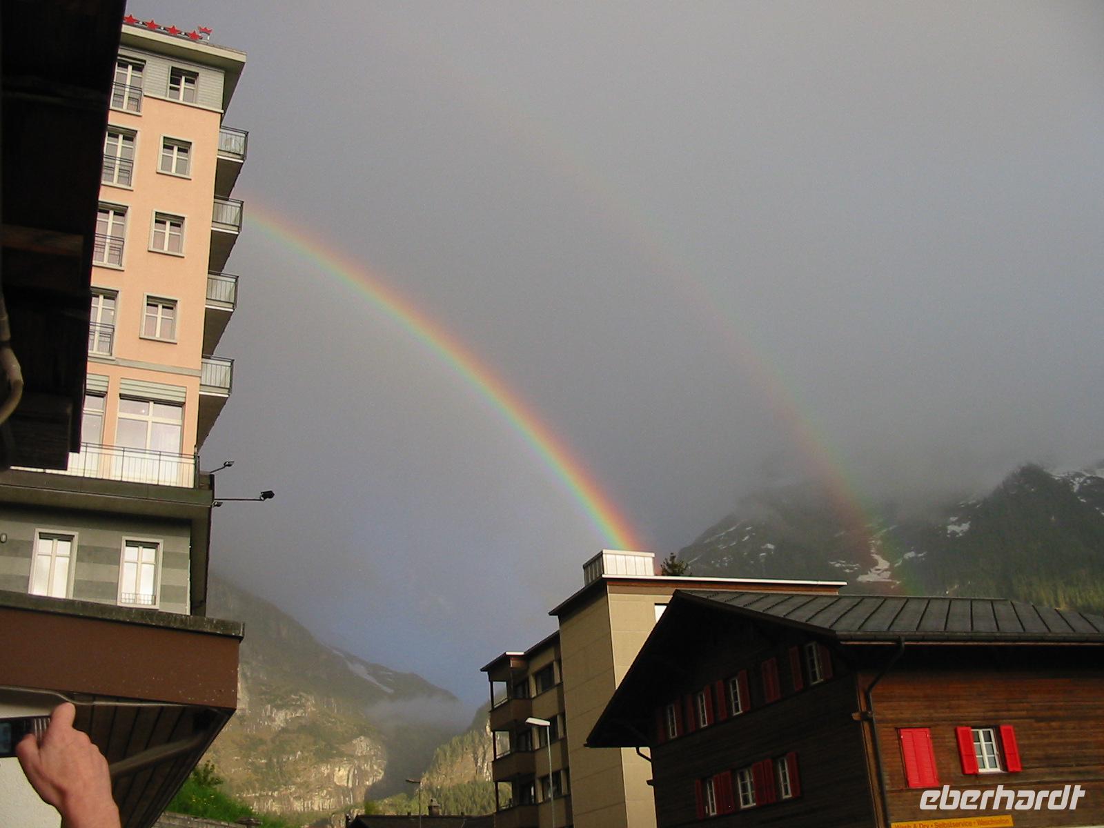 Regenbogen über Grindelwald