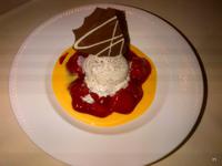 leckeres Eisdessert in Zermatt 