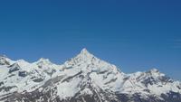auf dem Gornergrat mit Blick auf das Weisshorn 