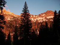 Alpenglühen am Säntis