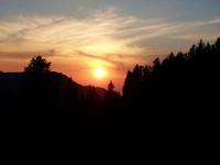 Sonnenuntergang auf der Schwägalp