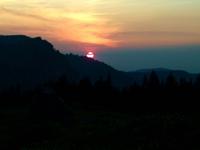 Sonnenuntergang auf der Schwägalp