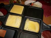 Beim Raclette- Essen