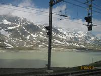 Mit dem Bernina Express unterwegs