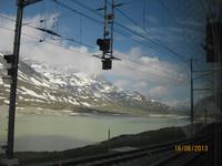Mit dem Bernina Express unterwegs