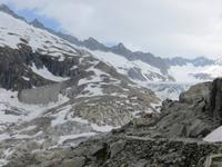 040 Fahrt über den Furkapass - am Rhônegletscher