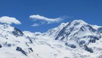 181Ausflug nach Zermatt - Fahrt mit der Gornergratbahn - Monte Rosa Gruppe - Gornergletscher