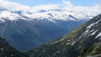 325 Fahrt über die Grimselpass-Straße