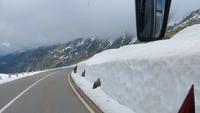 332 Fahrt über die Grimselpass-Straße auf der Passhöhe