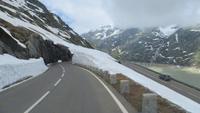334 Fahrt über die Grimselpass-Straße