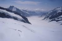 auf dem Jungfraujoch ... (Aletschgletscher)