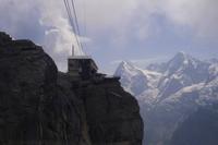 Fahrt vom Schilthorn-Gipfel zur Station 