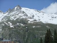 Blick zur Furka-Passstraße