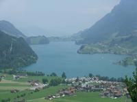 Blick zum Lungernsee