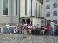 vor der Stiftskirche in St.Gallen 
