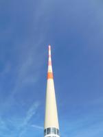 Sendeturm 123 m hoch am Säntis 