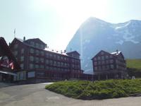 Kleine Scheidegg mit Eigernordwand und Hotel Bellevue 